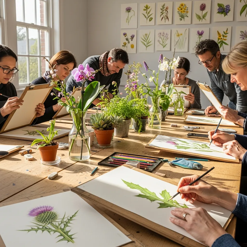 Botanisch tekenen workshop